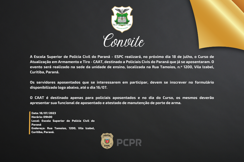 Solicitar Atestados  Polícia Civil do Paraná